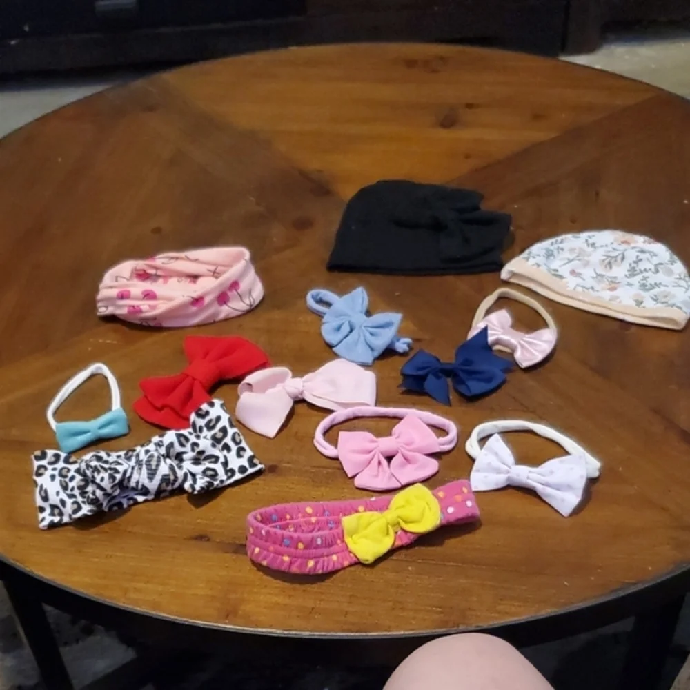 🐻 Charming Kids Bow and Hat Set